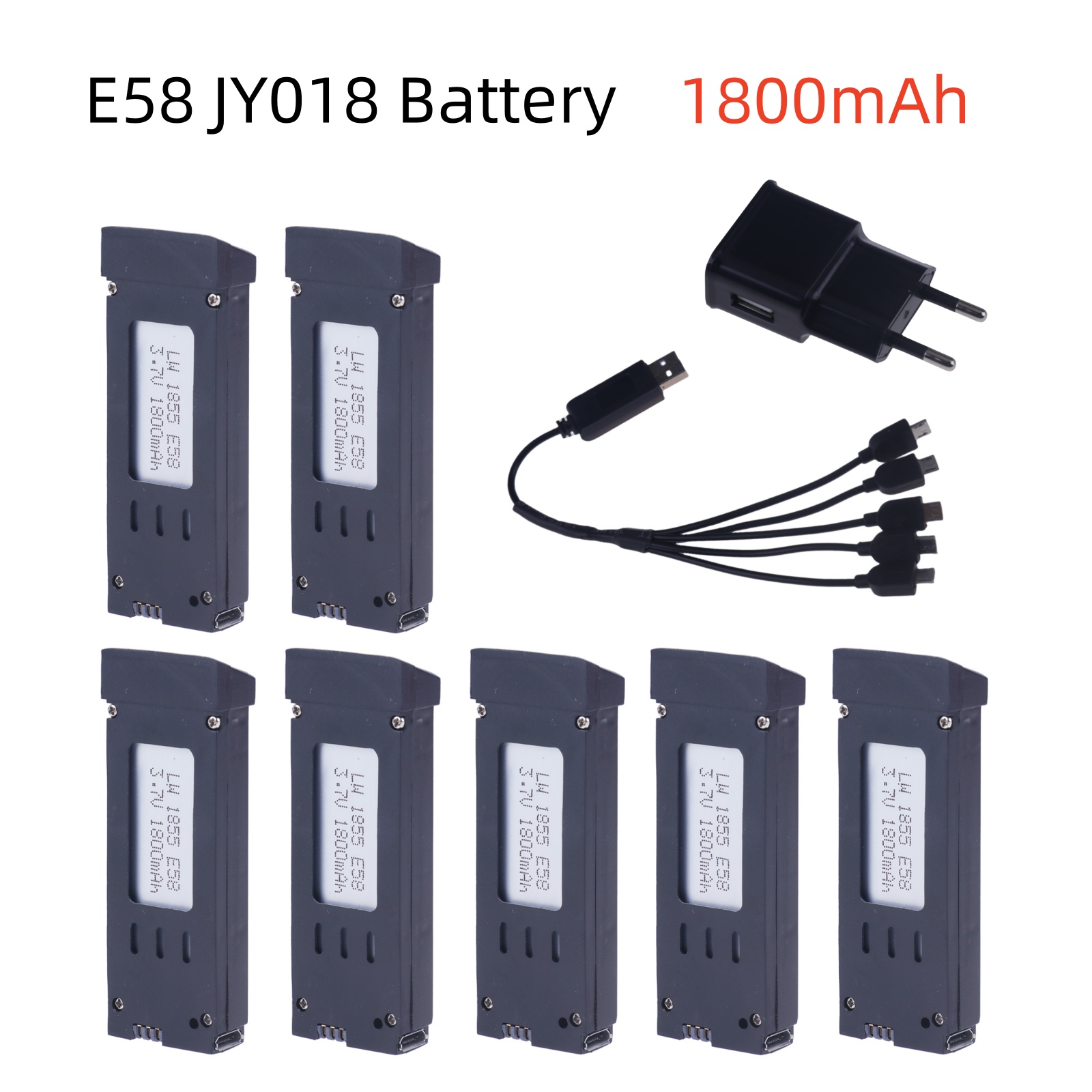 Eachine Drone E58 - 3.7V 1800mAh RC Drone Lithium Battery