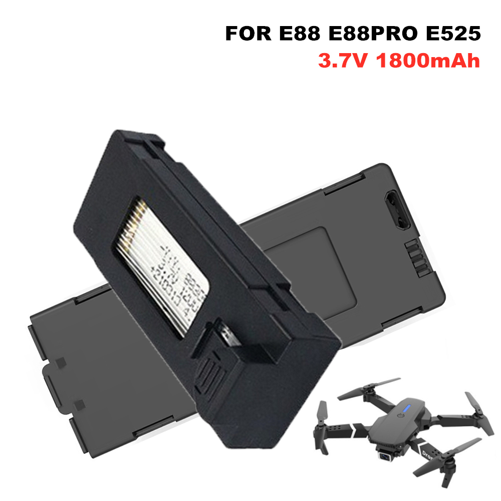 Eachine Drone E58 - E88 Drone Battery 3.7V 1800mAh Rechargeable
