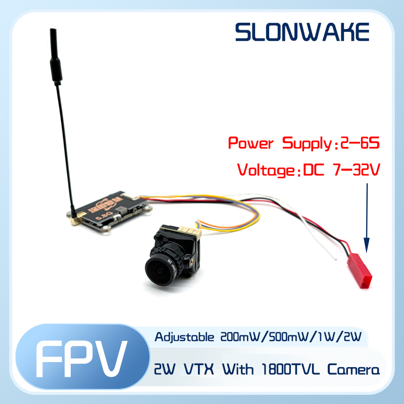 SLONWAKE 5.8G 56CH 2W transmit - Fpv Drone Vtx review and price