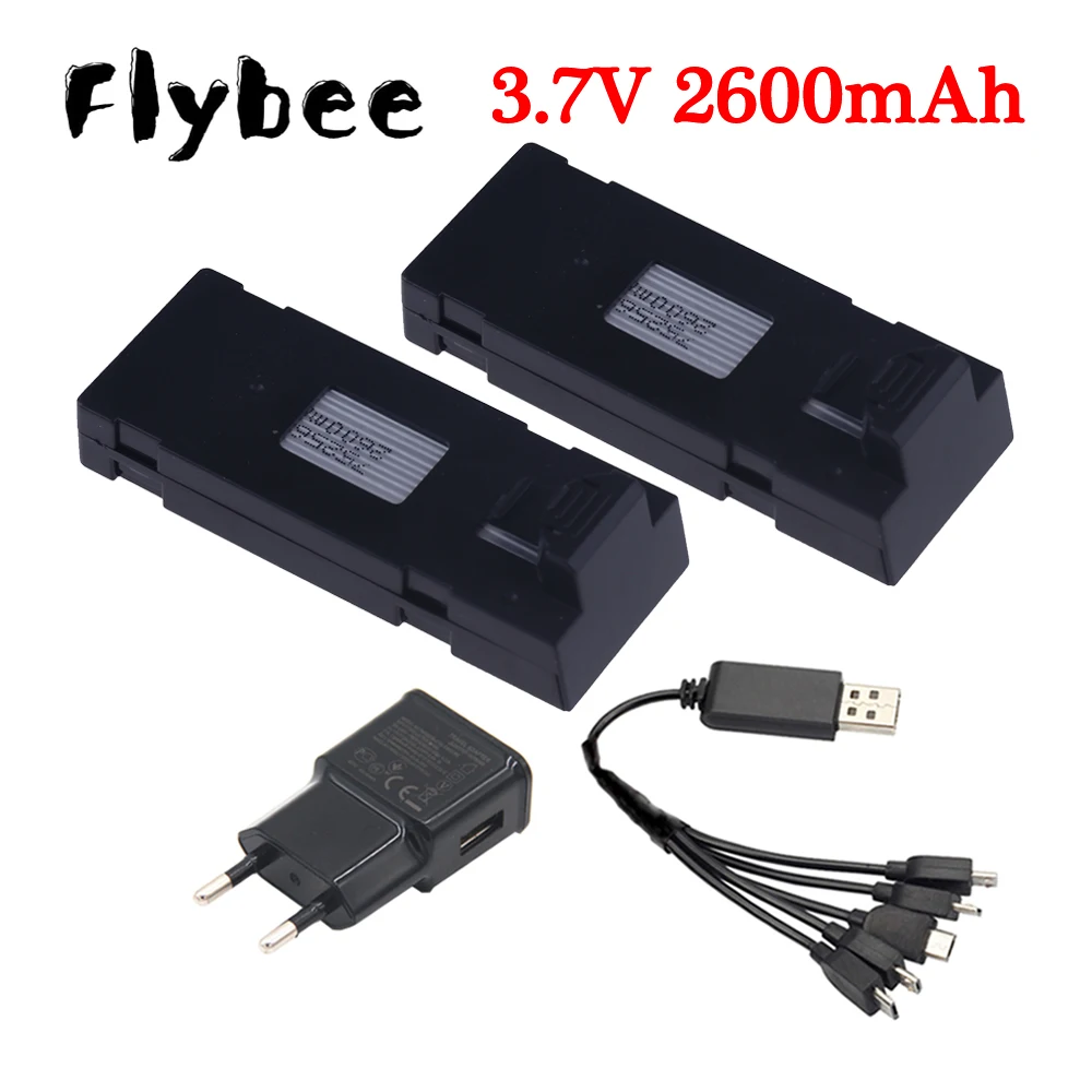 3.7V 2600mAh RC Drone Battery  - Eachine Drone E58 review and price