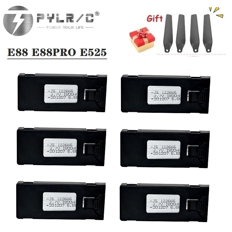 1/2/3/5/10Pcs 3.7V 1800Mah RC  - Eachine Drone E58 review and price
