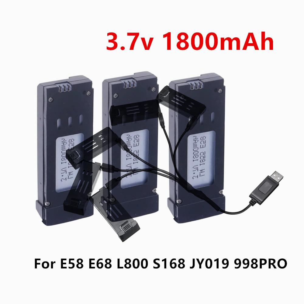 3.7V 1800mAh Drone Lithium Bat - Eachine Drone E58 review and price